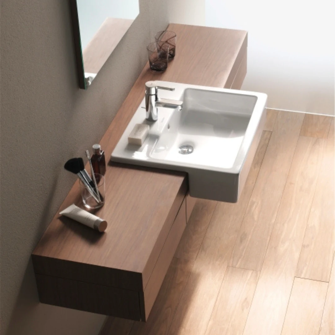 Countertop and wall-hung basins at PPF Hermanus